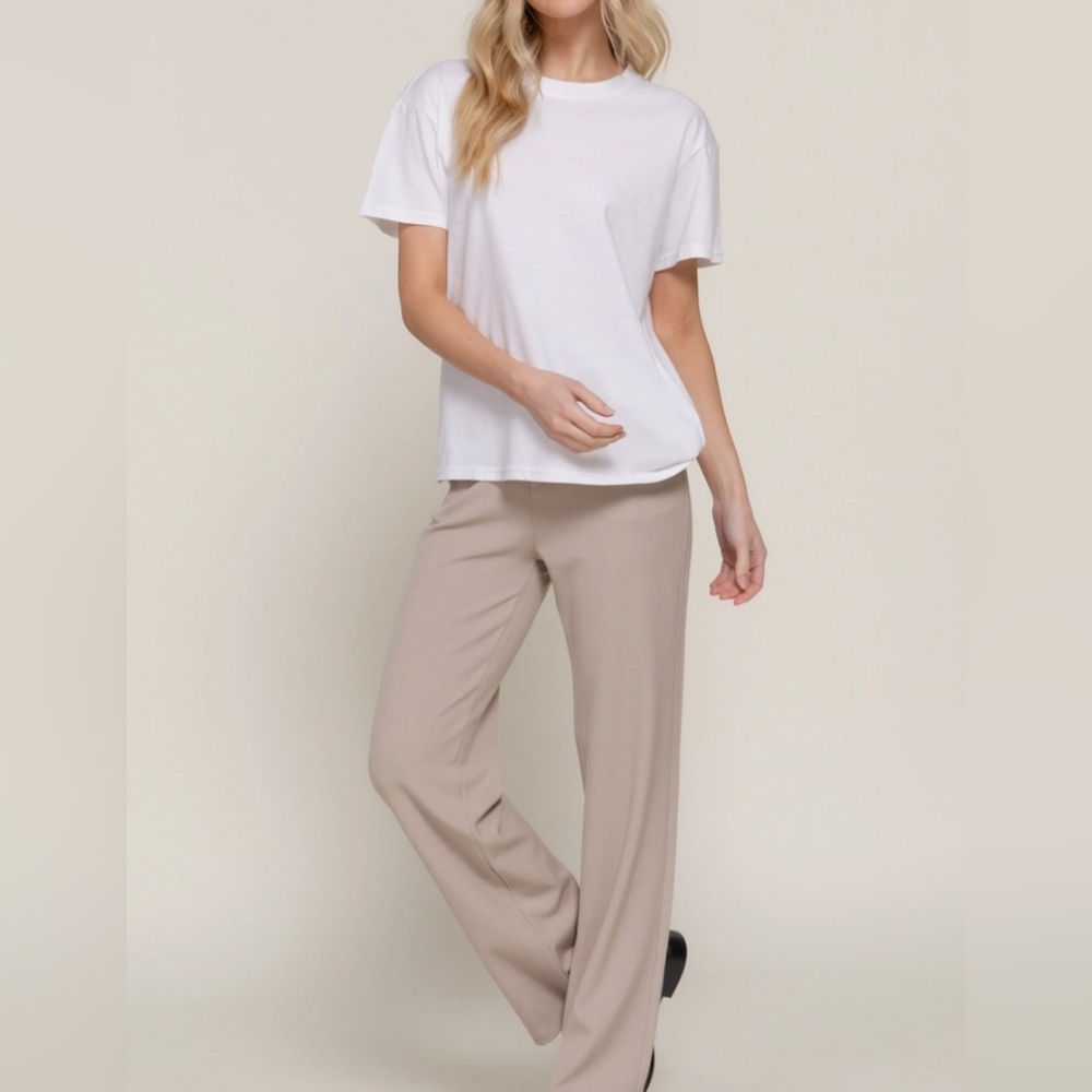 #95542 🛑 S,M,L THE BEST Chic Trendy Short Sleeve Round Neck Tee